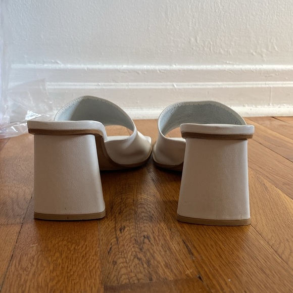 Zara white heeled sandals - Picture 4 of 4